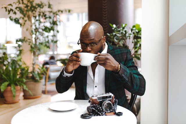 Drinking Coffee