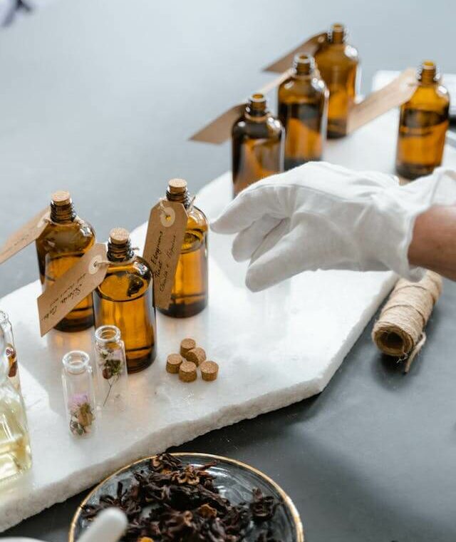 Amber Bottles