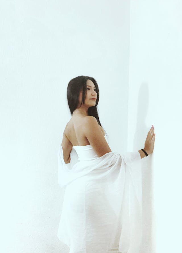 wearing viscose material